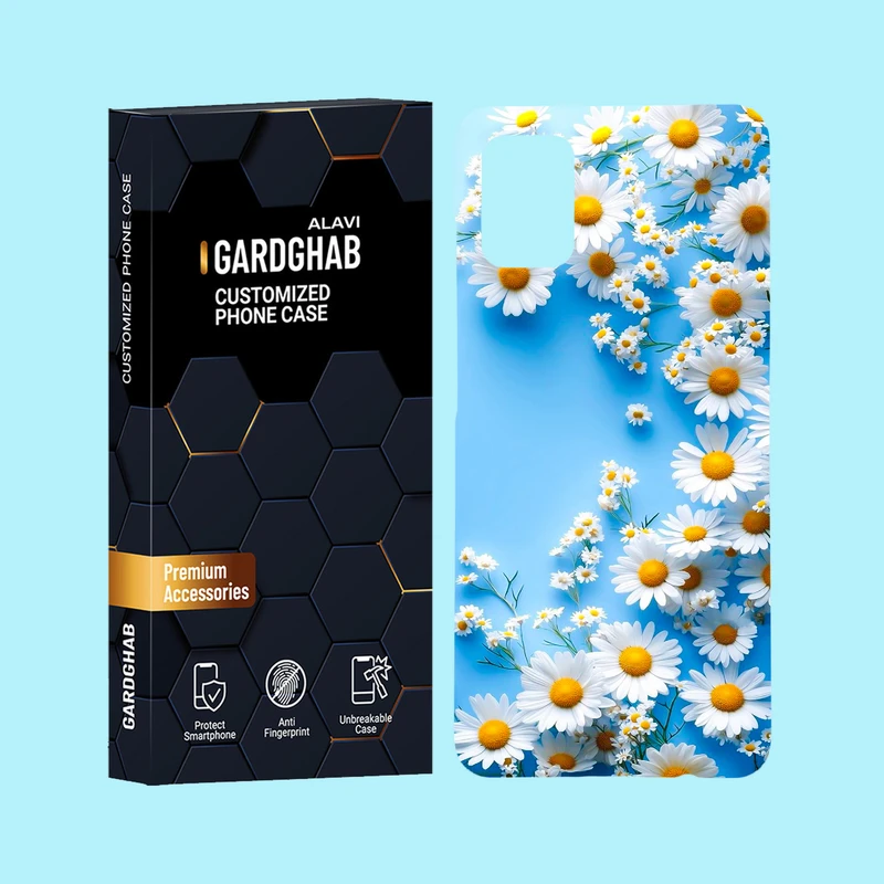 کاور گارد قاب علوی مدل گل مناسب برای گوشی موبایل سامسونگ Galaxy A51 4G