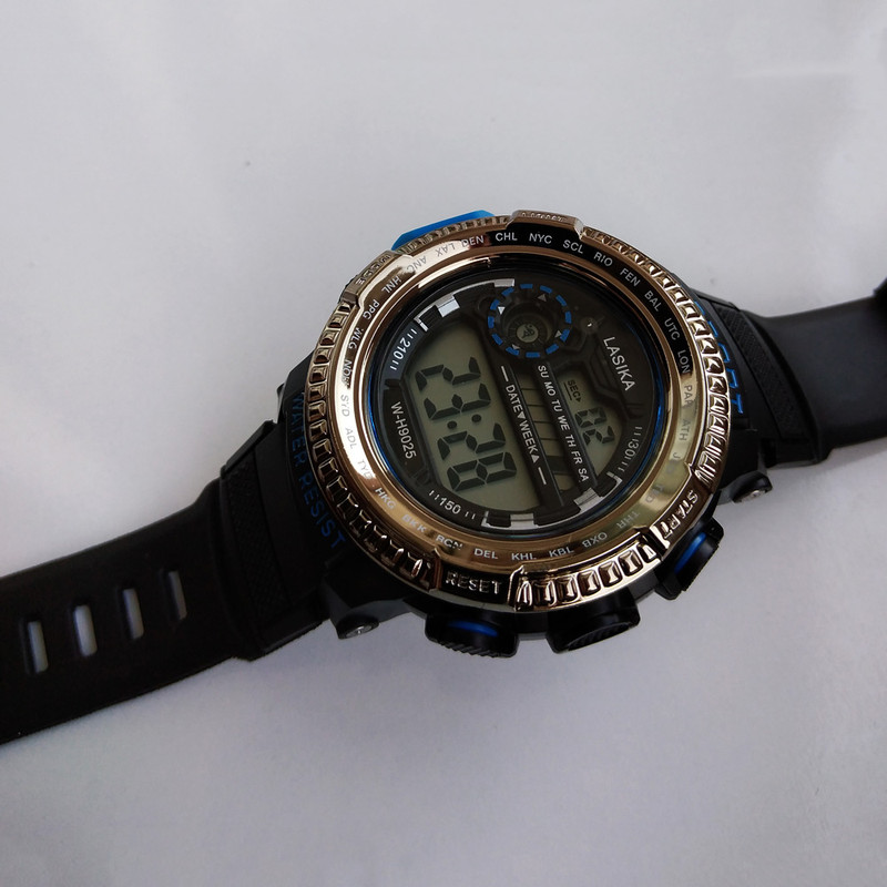 ساعت مچی دیجیتال پسرانه مدل قاب استیل کد 3