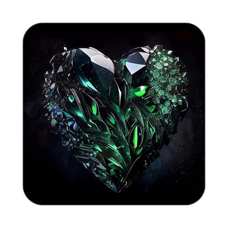 زیر لیوانی کاکتی مدل عاشقانه کد mp10555