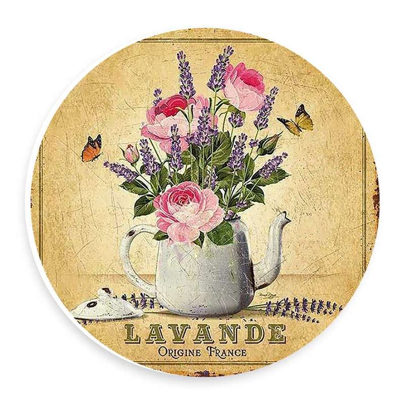 دیوارکوب طرح قوری و گل های رز مدل wtb449