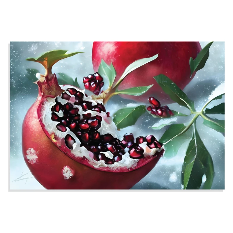 پوستر طرح انار شب یلدا مدل 0065