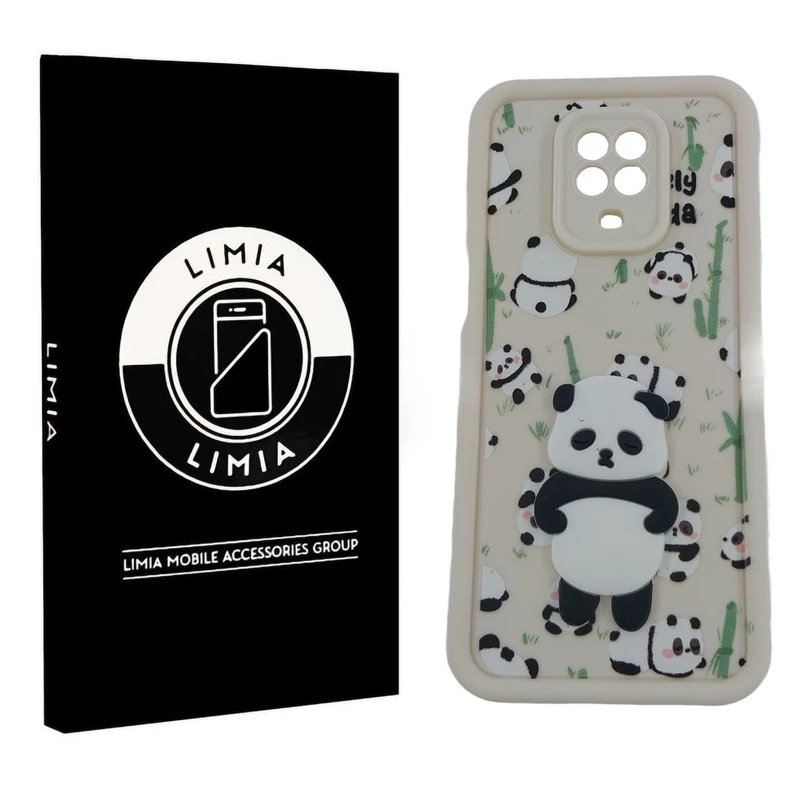 کاور لیمیا مدل سولید لنزدار طرح عروسکی برجسته مناسب برای گوشی موبایل شیائومی Redmi Note 9S/9 Pro