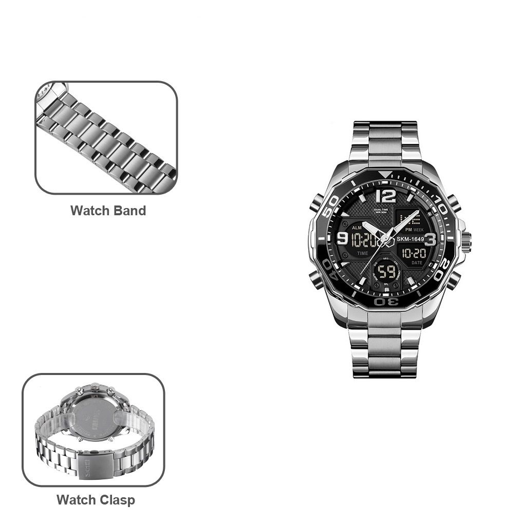 ساعت مچی عقربه‌ای مردانه اسکمی مدل 1649 -  - 6