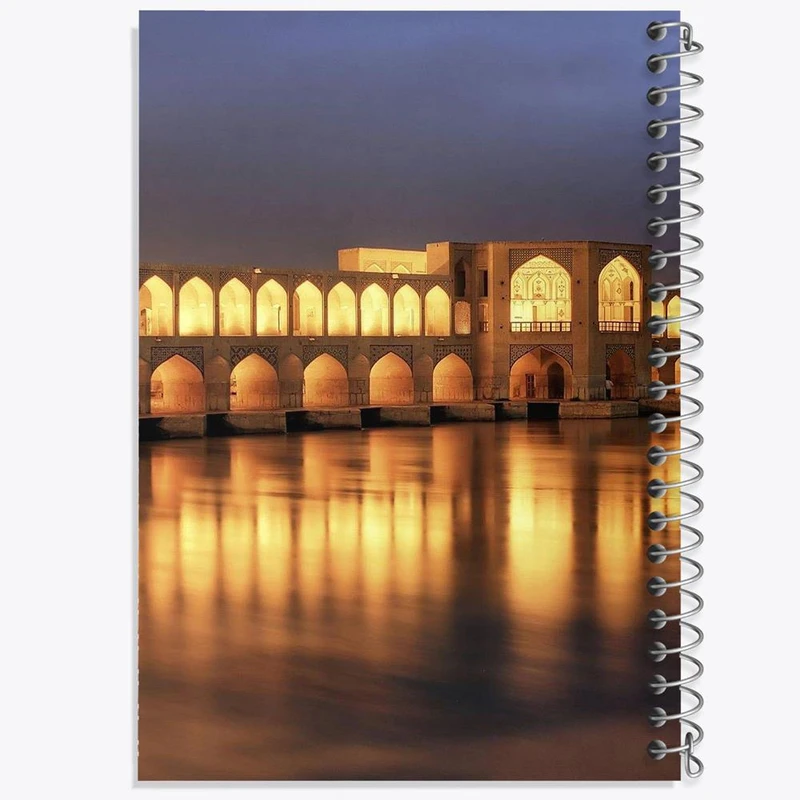 دفتر نت موسیقی 50 برگ خندالو مدل سی و سه پل اصفهان کد 8605