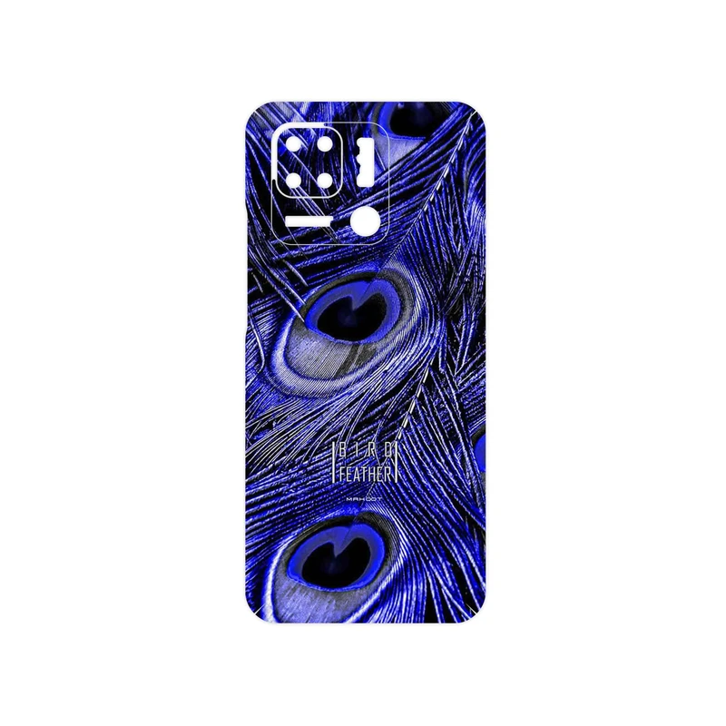 برچسب پوششی ماهوت مدل Purple Feather مناسب برای گوشی موبایل شیائومی Redmi 10 Power