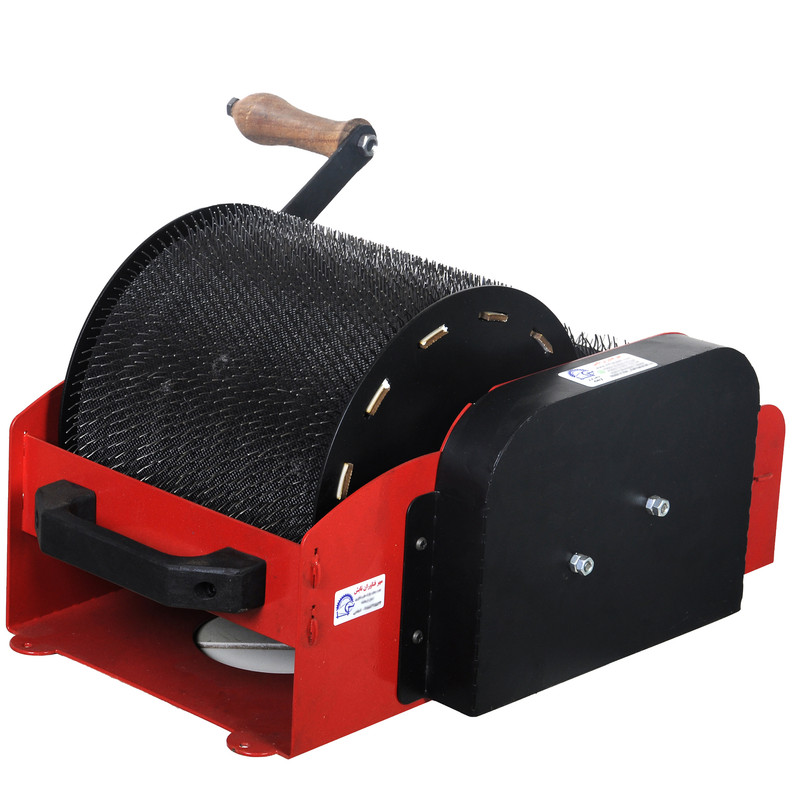 دستگاه حلاجی پشم شرکت مهرفناوران تابش مدل دستی