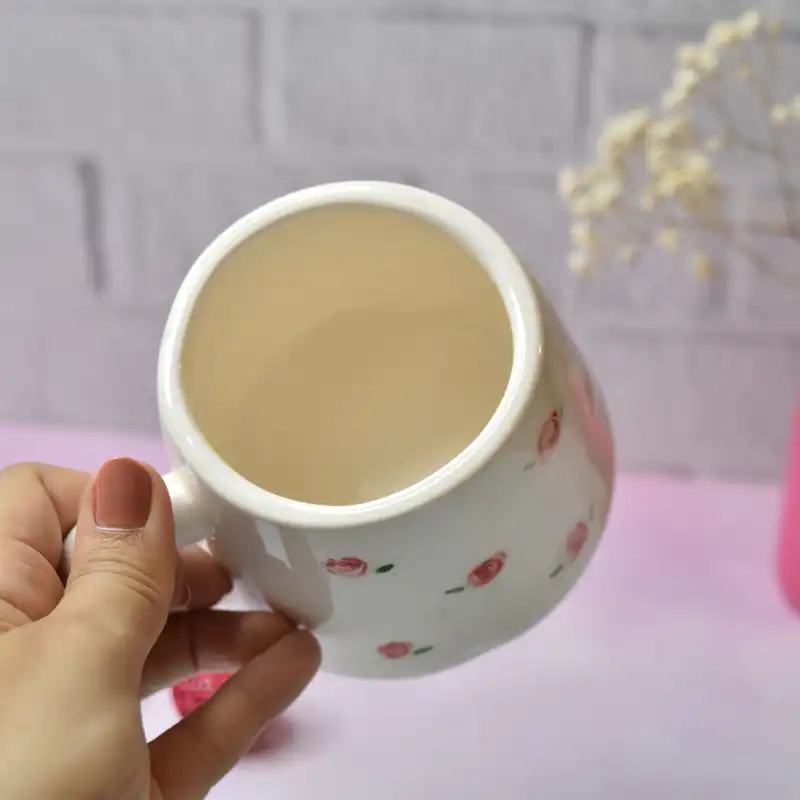 ماگ سرامیکی طرح گل رز