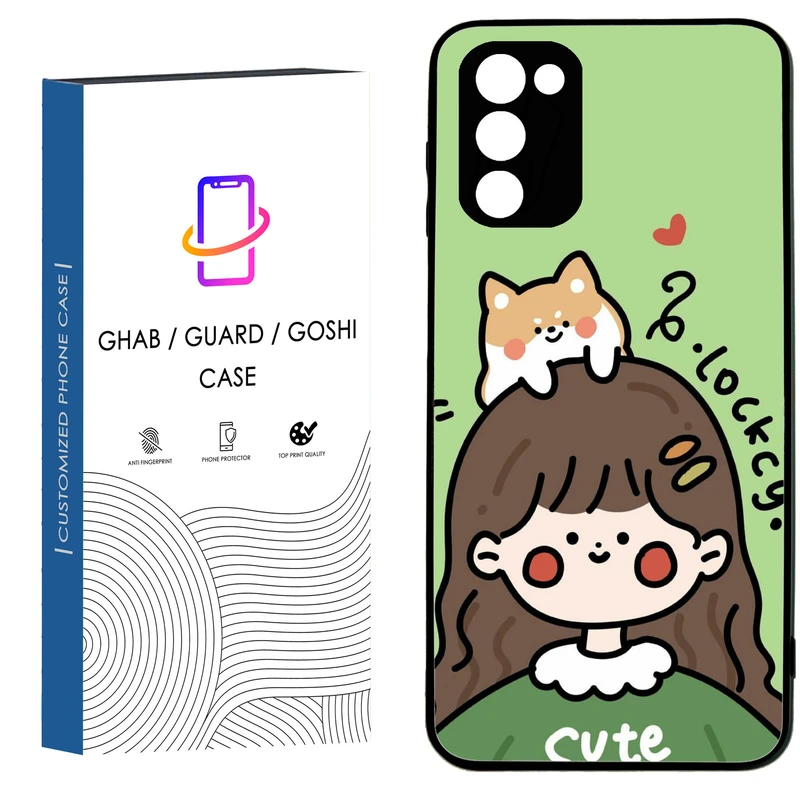 کاور قاب گارد گوشی طرح دخترانه کد 20 - TPU مناسب برای گوشی موبایل سامسونگ Galaxy A02S