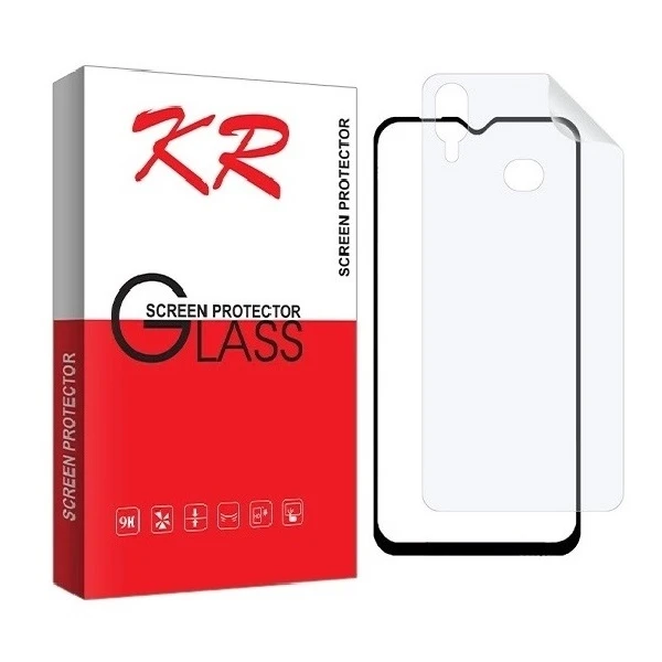 محافظ صفحه نمایش کی آر مدل 2FN مناسب برای گوشی موبایل سامسونگ Galaxy A10s به همراه محافظ پشت گوشی