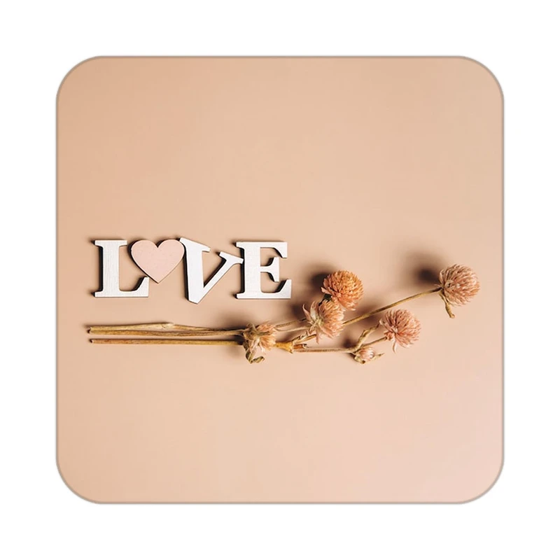 زیر لیوانی کاکتی طرح عاشقانه مدل mp37012