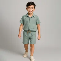 ست پیراهن و شلوارک پسرانه مادر مدل کالچو کد 27