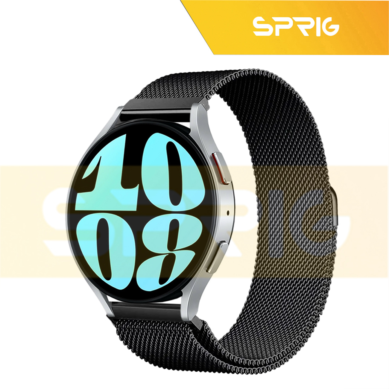 بند اسپریگ مدل Milanese مناسب برای ساعت هوشمند سامسونگ Galaxy Watch 6 44mm