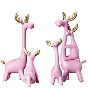 مجسمه مدل گوزن مجموعه 5 عددی