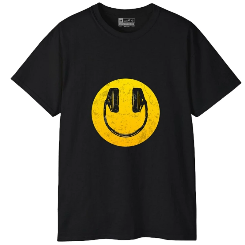 تی‌شرت آستین کوتاه مردانه پاد آفرین مدل استیکر کد 1979