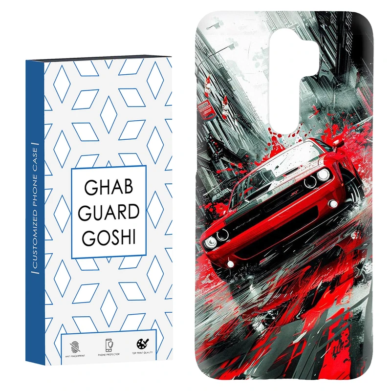 کاور قاب گارد گوشی طرح ماشین کد Dimo-091 مناسب برای گوشی موبایل شیائومی Redmi 9 / Redmi 9 Prime