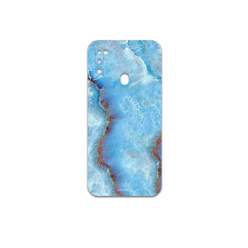 برچسب پوششی ماهوت مدل Blue-Ocean-Marble مناسب برای گوشی موبایل سامسونگ Galaxy M21 (2021) Edition