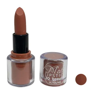 رژ لب جامد مات تیری کیو بیوتی مدل کریستالی رنگ قهوه ای شماره 01