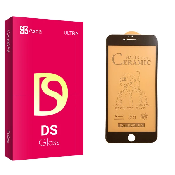 محافظ صفحه نمایش سرامیکی آسدا مدل DS glass مناسب برای گوشی موبایل اپل iPhone 6 Plus