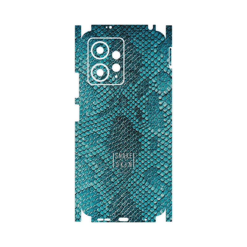 برچسب پوششی ماهوت مدل Blue Snake Skin-FullSkin مناسب برای گوشی موبایل شیائومی Redmi Note 12 4G