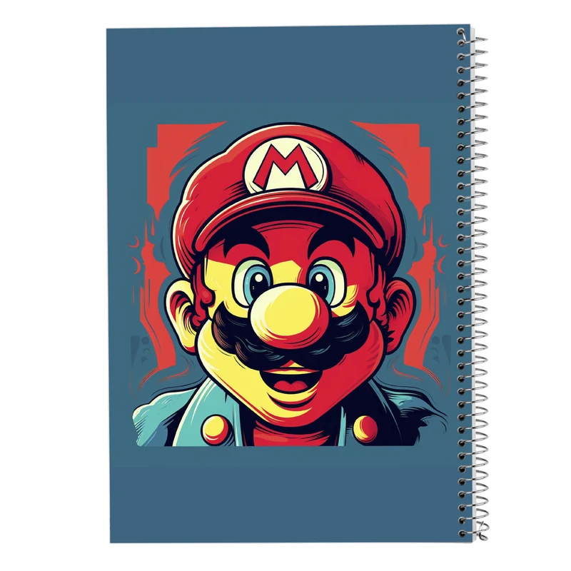 دفتر نقاشی 50 برگ مدوپد مدل super mario کد DF2842