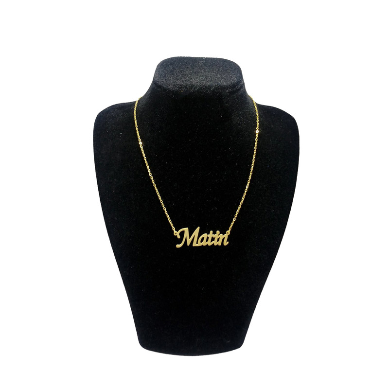 گردنبند نقره زنانه آی جواهر مدل متین کد N784