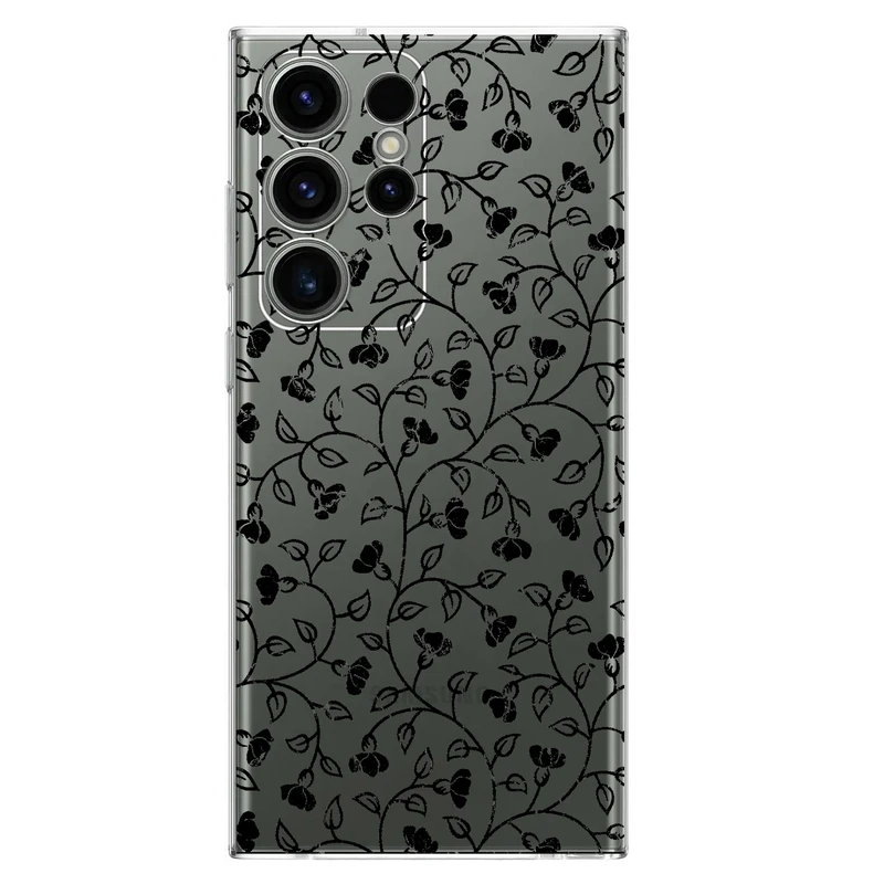 کاور مگافون طرح گل مدل C42-B مناسب برای گوشی موبایل سامسونگ Galaxy S23 Ultra