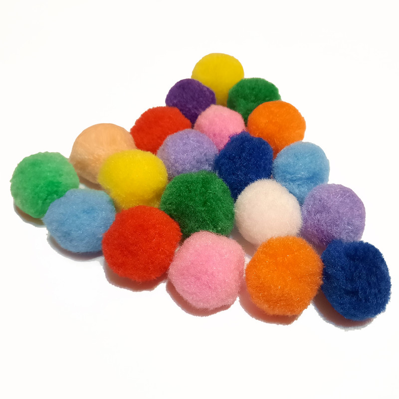 اسباب بازی سگ و گربه مدل pom pom کد01 بسته 20عددی