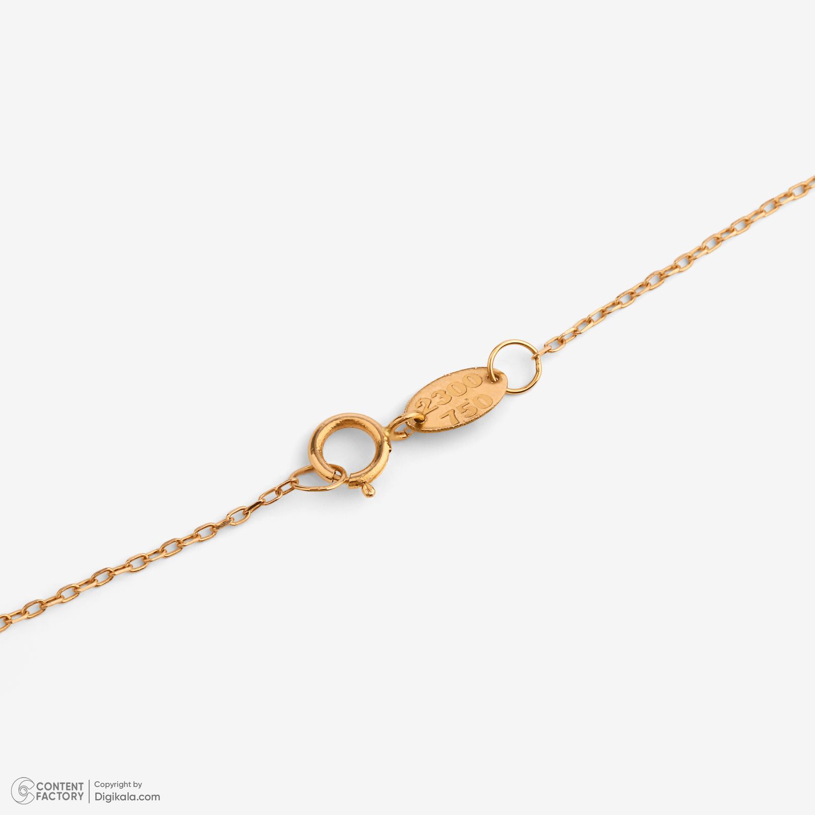 گردنبند طلا 18 عیار زنانه با طرح حلقه‌ای (فلامینگو) روبی آرت گالری مدل 234864 -  - 5