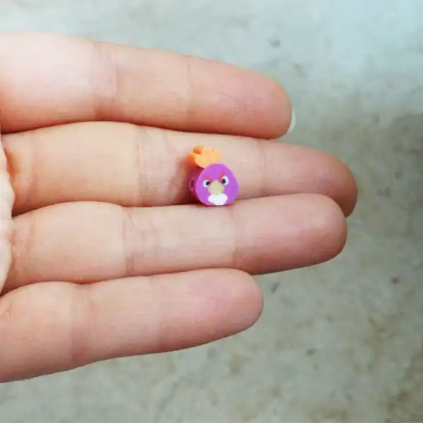 مهره دستبند مدل فیمو حیوانات کد AD 111 بسته 10 عددی