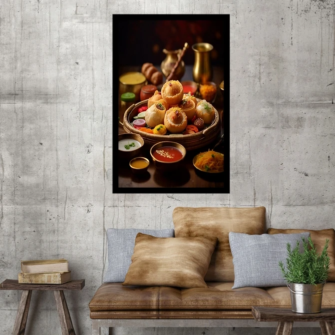 تابلو نوری بکلیت طرح رستوران و آشپزخانه مدل B-MID-17793