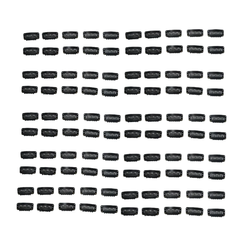 کلیپس زنانه مدل تق تقی اکستنشن X5 بسته 100 عددی