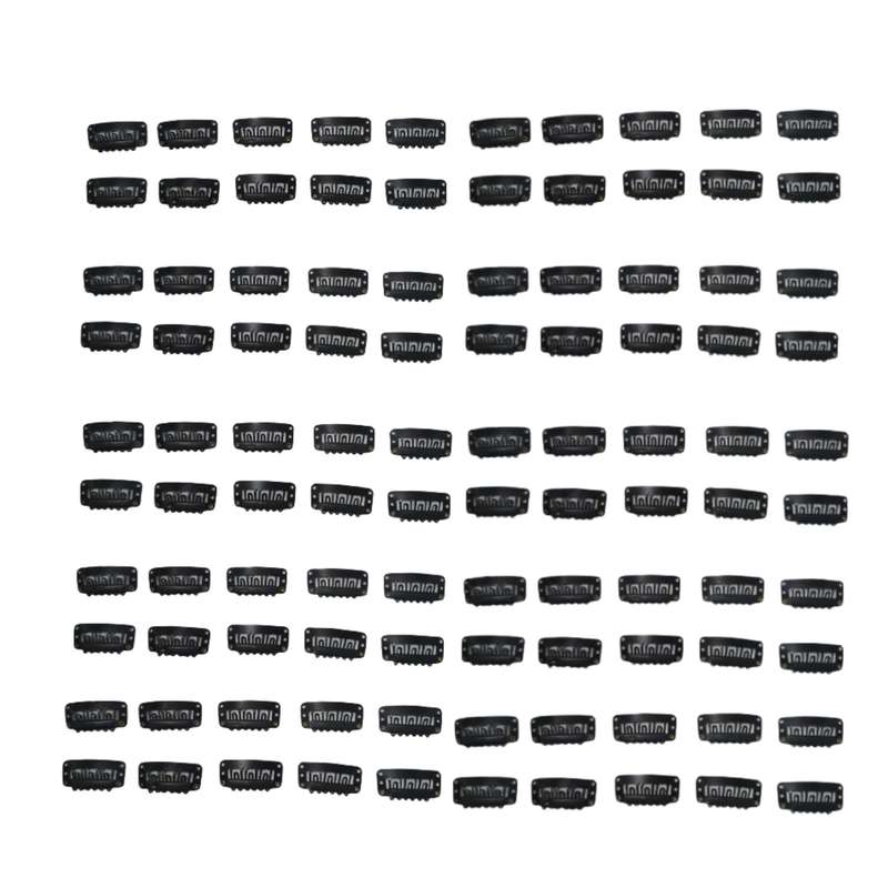 گیره مو زنانه مدل B D مجموعه 100 عددی