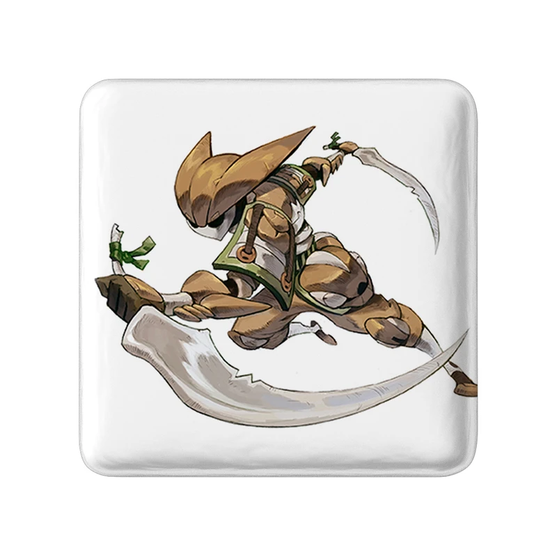 مگنت خندالو طرح بازی شکارچی هیولا (Monster Hunter) مدل مربعی کد 33278