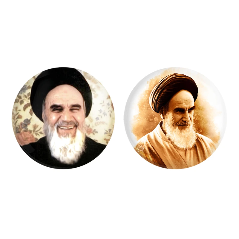 مگنت خندالو طرح امام خمینی(ره) کد 25522553 مجموعه 2 عددی