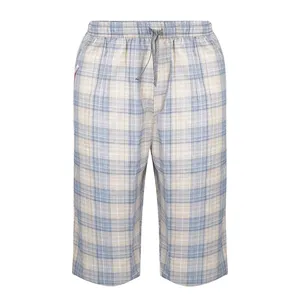 شلوارک مردانه مدل چهارخانه نساجی