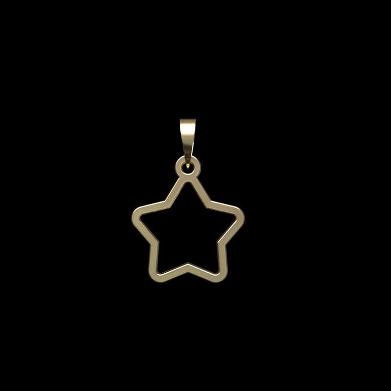 آویز گردنبند طلا 18 عیار زنانه مدوپد مدل ستاره کد PA1-15352 آویز گردنبند طلا 18 عیار زنانه مدوپد مدل ستاره کد PA1-15352