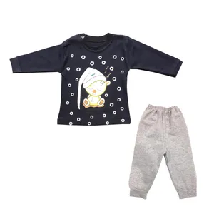 ست تی شرت و شلوار نوزادی مدل Art_2022