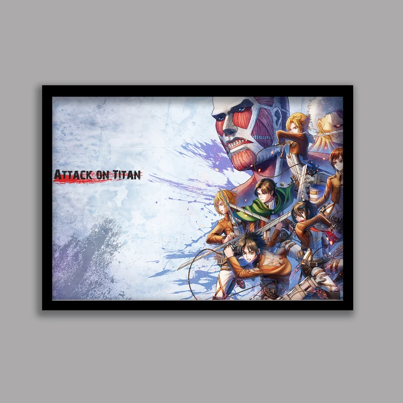 تابلو مدل انیمه اتک آن تایتان Attack on Titan کد LA-G10416-2