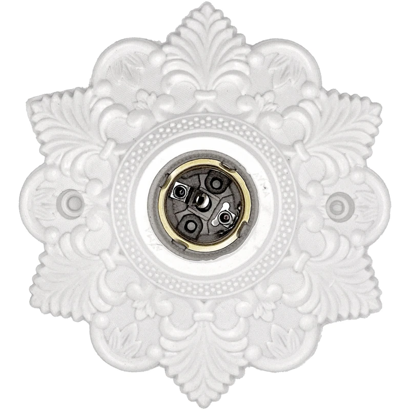 چراغ سقفی و دیواری ۱ شعله مدل گچبری کد Decorative 01