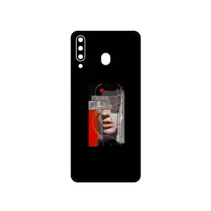 MAHOOT Collage of Mouth Cover Sticker for Samsung Galaxy M30