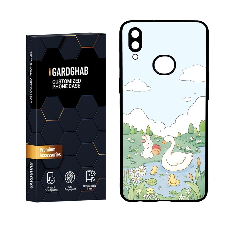 کاور گارد قاب مدل دور ژله ای فانتزی مناسب برای گوشی موبایل سامسونگ Galaxy A10s