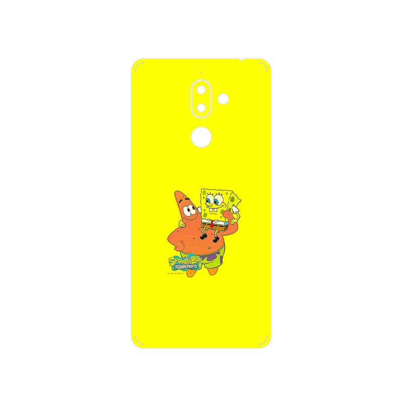 برچسب پوششی ماهوت مدل SpongeBob SquarePants مناسب برای گوشی موبایل نوکیا 7 Plus