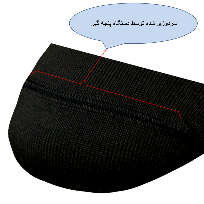 جوراب مردانه سیلور مدل TS 2-2 رنگ مشکی