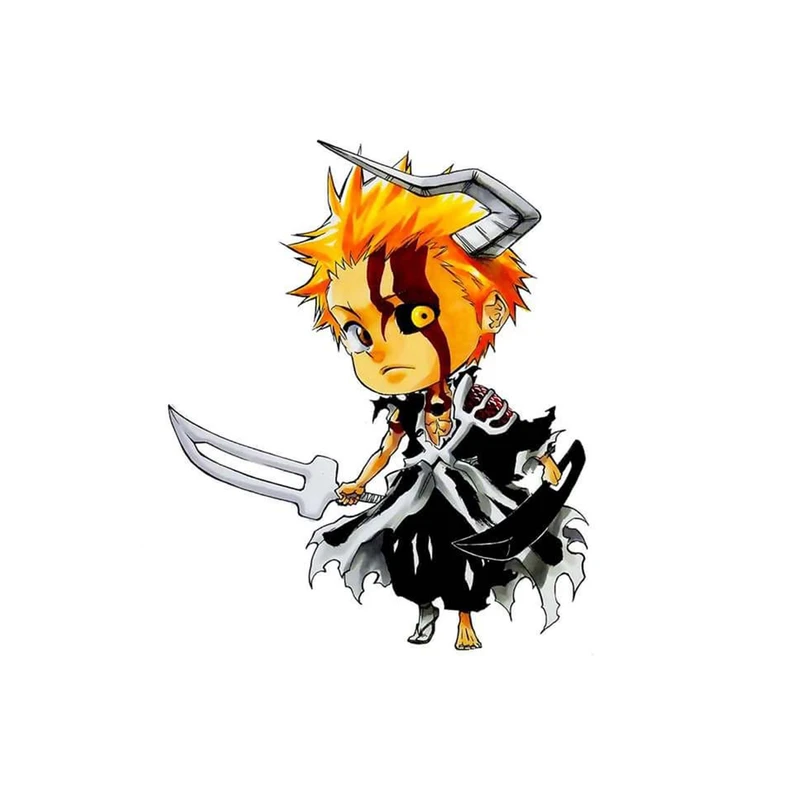 استیکر لپ تاپ و موبایل مدل انیمه طرح Bleach Ichigo Kurosaki کد 2865