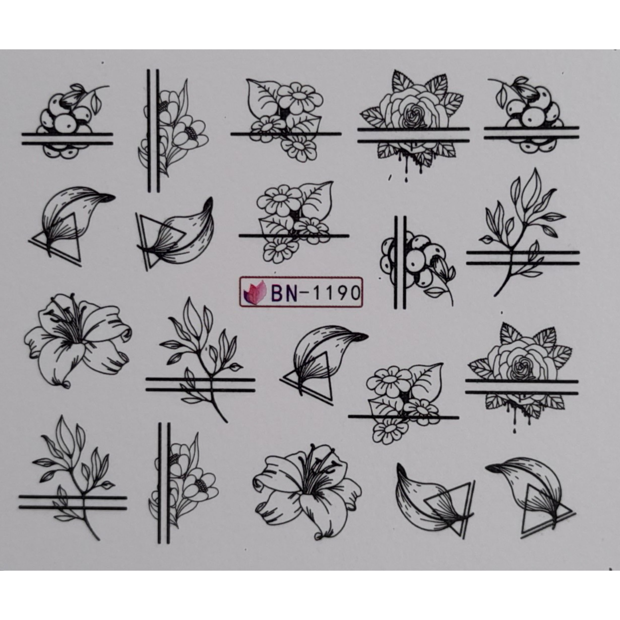 برچسب لنز ناخن کد L93