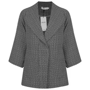 پالتو زنانه مدل GAh401 رنگ طوسی