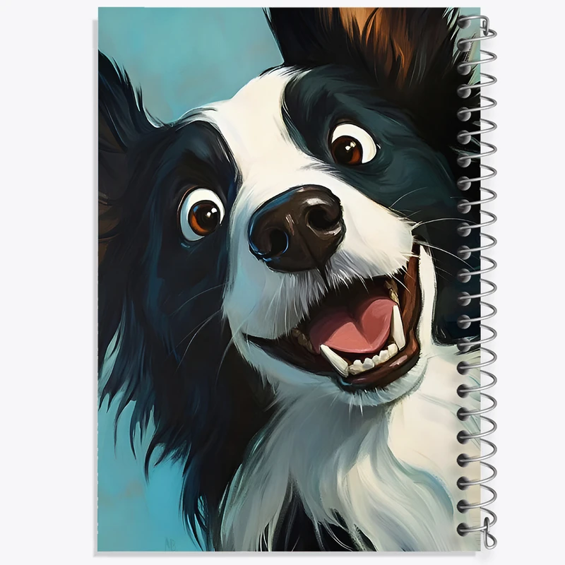 دفتر مشق 50 برگ خندالو طرح سگ بامزه کد F6954