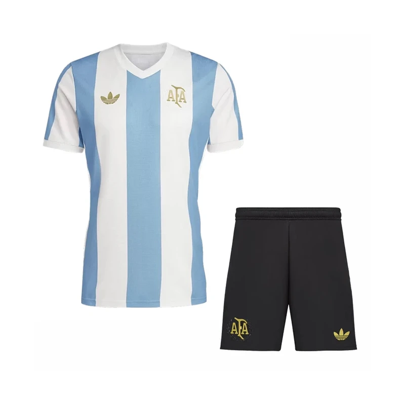 ست تی‌شرت و شلوارک ورزشی پسرانه مدل آرژانتین Home 2026