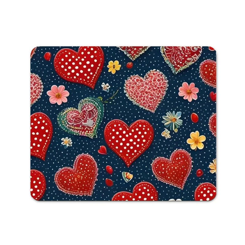 ماوس پد پاد آفرین طرح قلب کد 664 سایز 19*24 سانتی متر