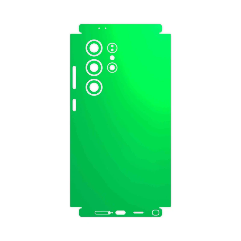 برچسب پوششی ماهوت مدل Matte-Green-FullSkin مناسب برای گوشی موبایل سامسونگ Galaxy S24 Ultra
